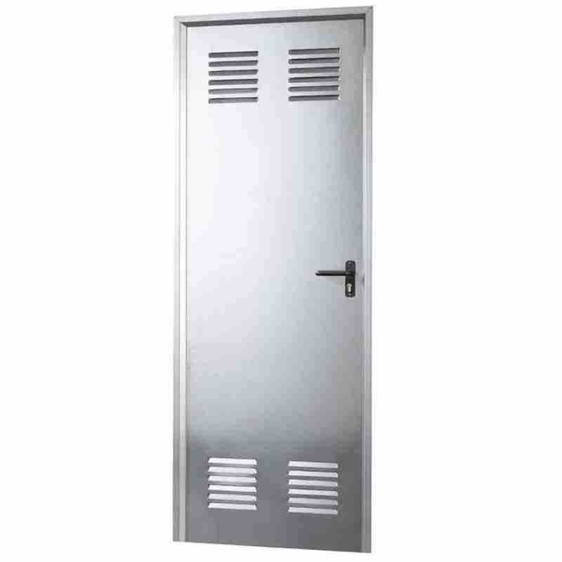 puerta ensamblada ventilada para trastero garajes o naves